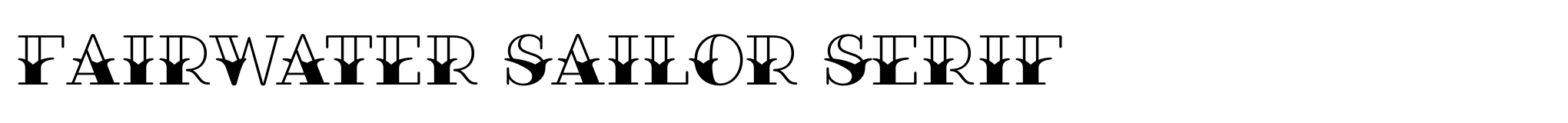 Fairwater Sailor Serif image